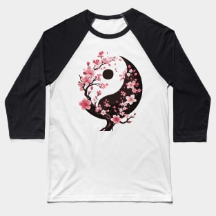 logo Ying Yang Baseball T-Shirt